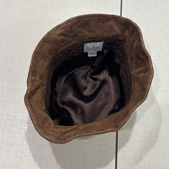 Vintage Wilsons Leather Brown Suede Bucket Hat Rare Grail Size S/M